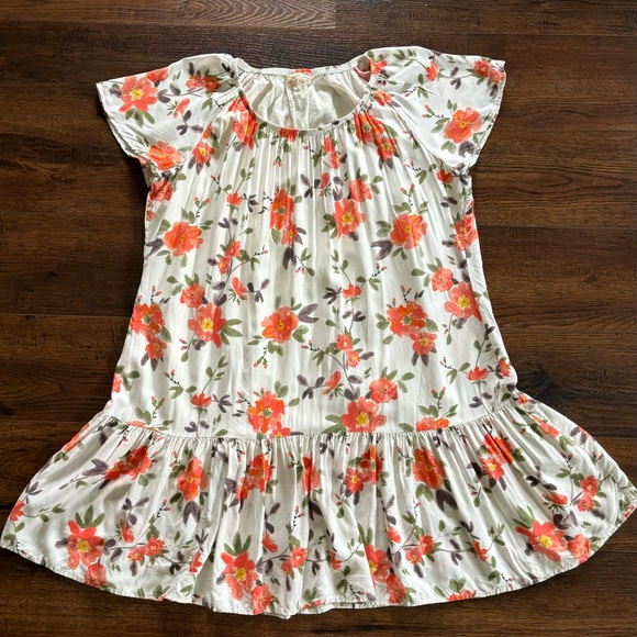 Matilda Jane Enchanted Garden Parker Floral Scoop Neck Dress  SZ L - Picture 1 of 5